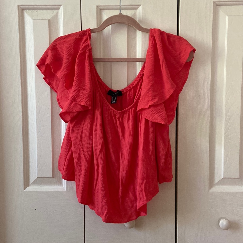 Forever 21 Plus Size Crop Top Off The Shoulder